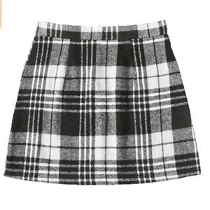 Women's Plaid High Waist Bodycon Mini Skirt